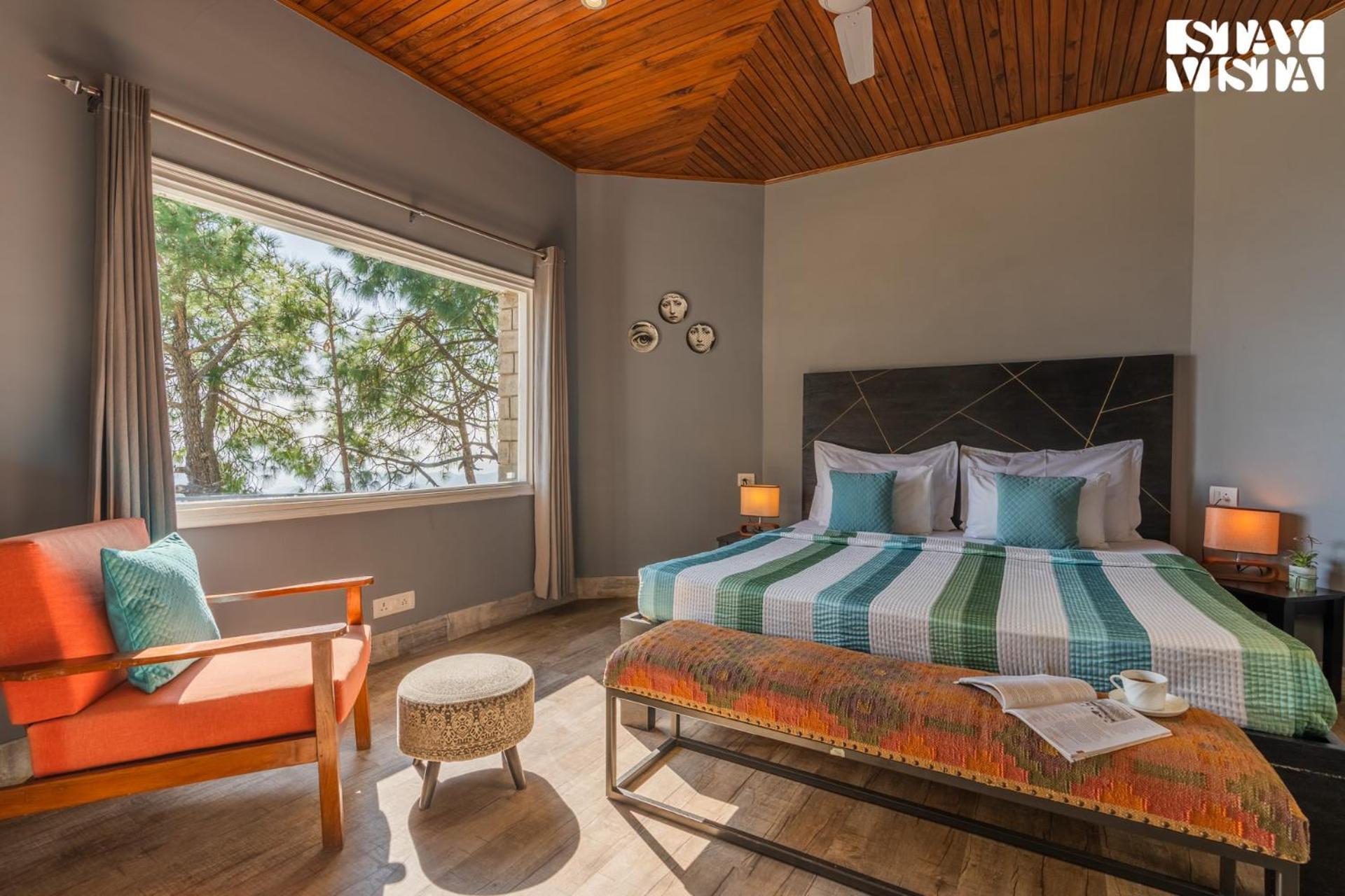 Stayvista At Serene With Outdoor Bonfire Barog Exterior photo